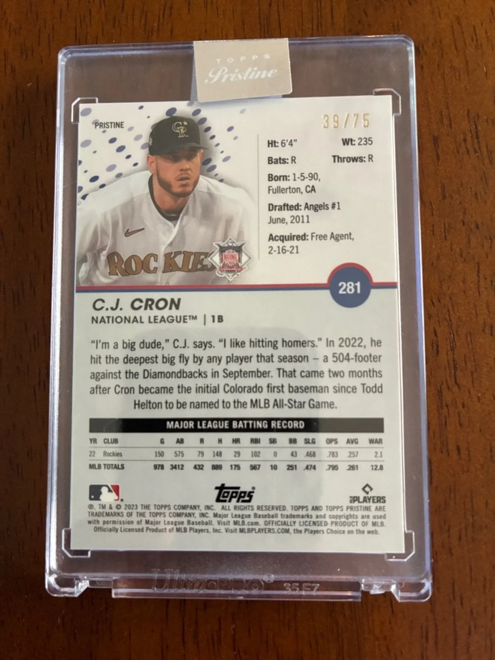 3 Topps Pristine Numbered Cards - Picture 3 of 7